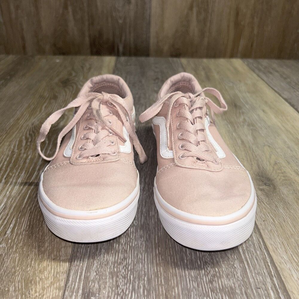 Vans Old Skool Low Top Pink Skate Sneaker Shoes Missy Girls Kids Youth US Size 3 - Picture 3 of 11